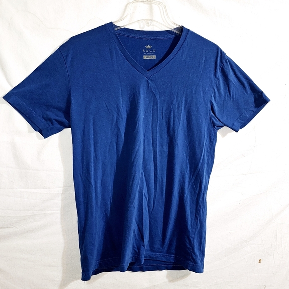 Rolo Royal Blue V neck Tshirt - Picture 3 of 8